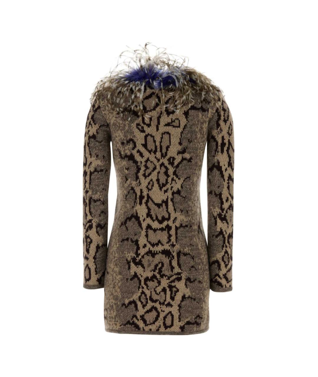 VALENTINO Мульти кашемировое платье, фото 2