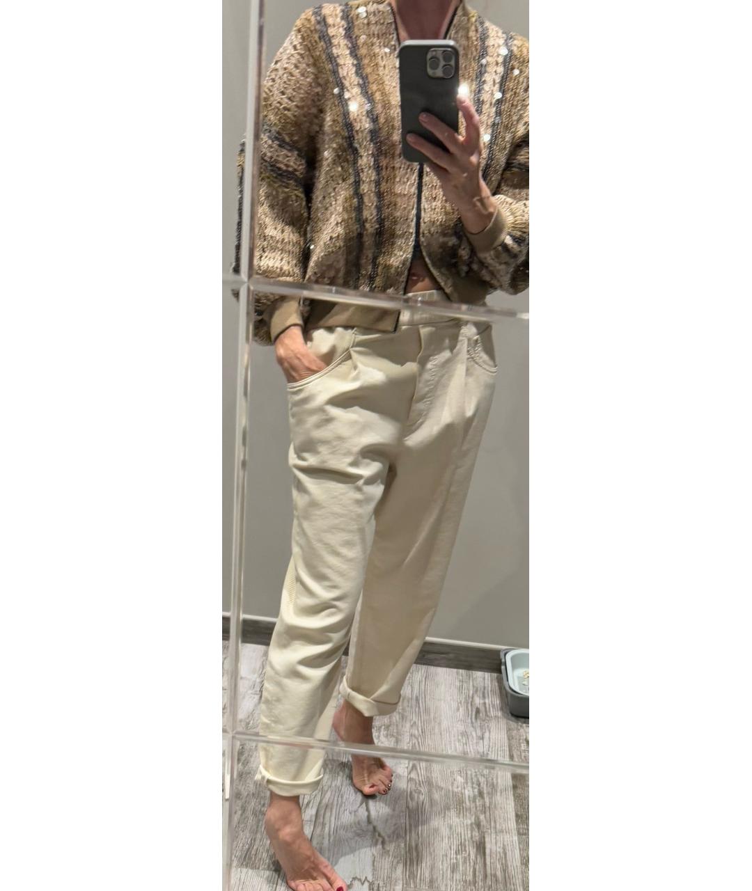 BRUNELLO CUCINELLI Коричневый хлопковый кардиган, фото 6