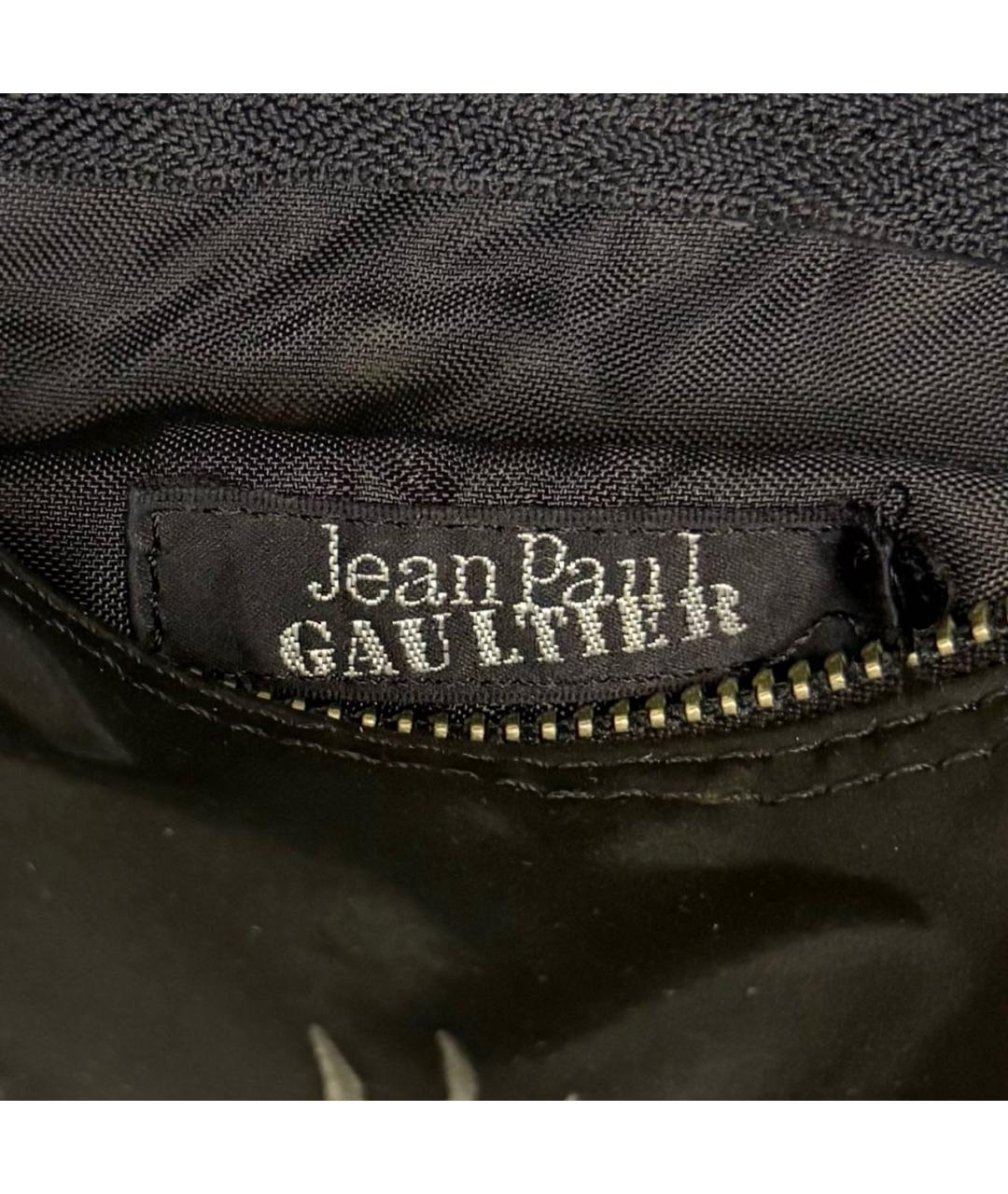 JEAN PAUL GAULTIER Черная тканевая сумка через плечо, фото 4