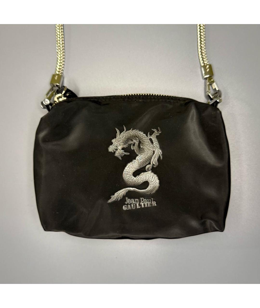 JEAN PAUL GAULTIER Черная тканевая сумка через плечо, фото 2
