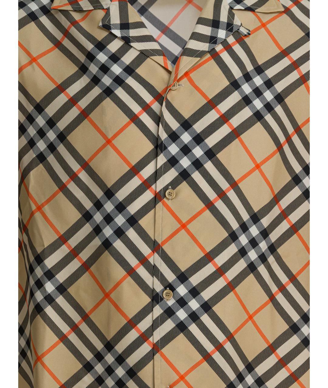 BURBERRY Мульти шелковая кэжуал рубашка, фото 3