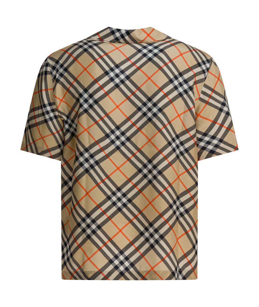 BURBERRY Мульти шелковая кэжуал рубашка, фото 2