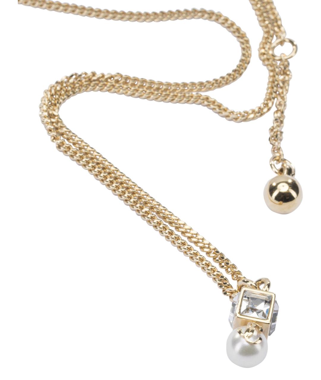 JIMMY CHOO Золотая металлическая подвеска, фото 2