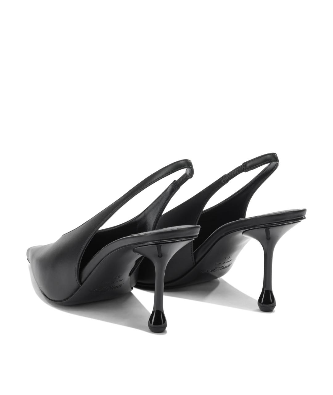 JIMMY CHOO Черные кожаные туфли, фото 4