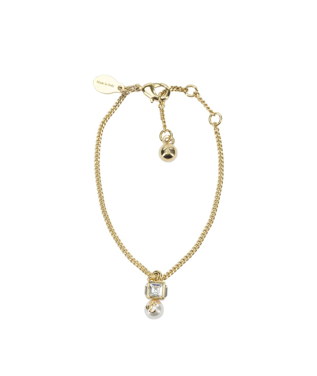 JIMMY CHOO Золотая металлическая подвеска, фото 1