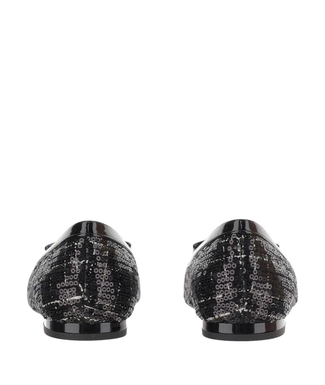 ROGER VIVIER Черные кожаные балетки, фото 3