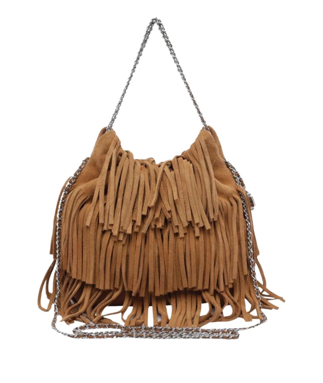 TORY BURCH Коричневая замшевая сумка тоут, фото 3