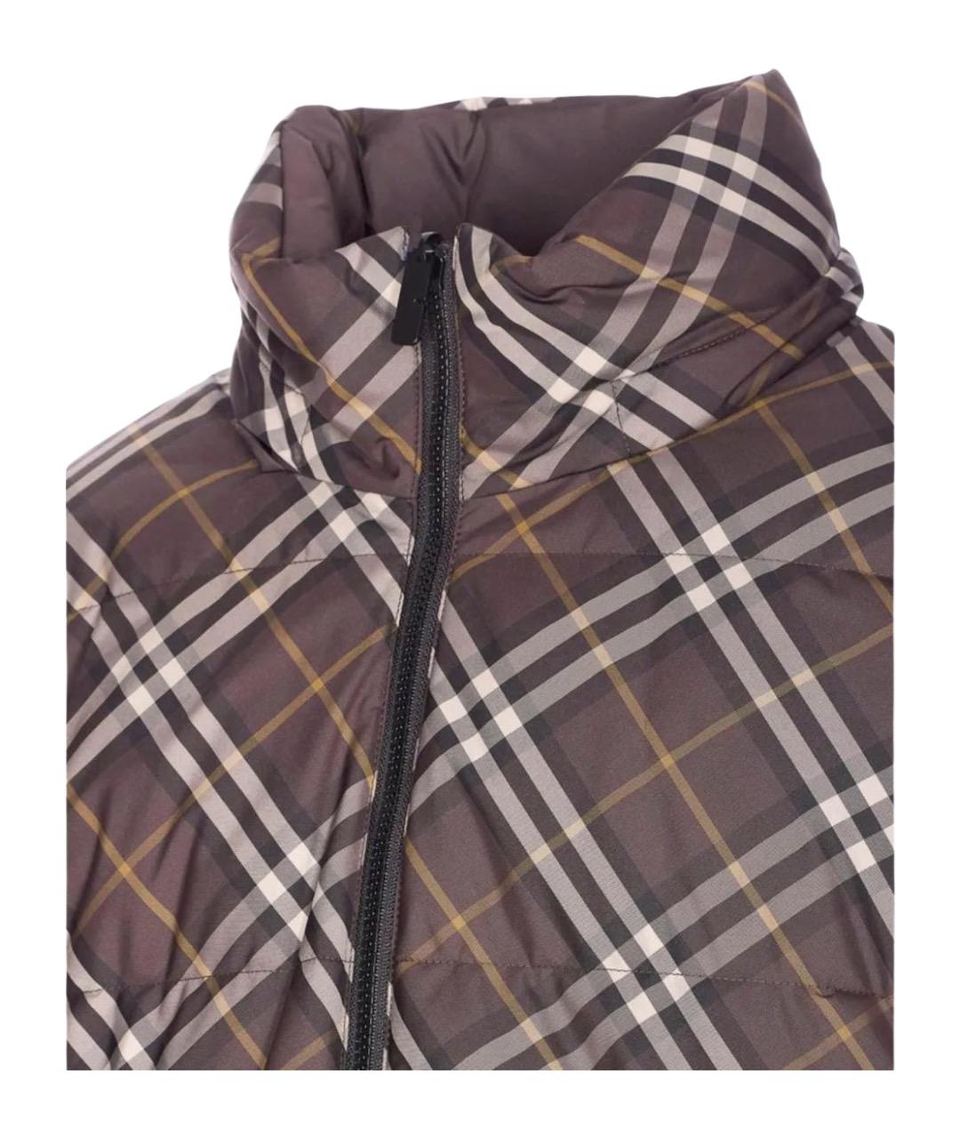 BURBERRY Мульти полиэстеровая куртка, фото 4