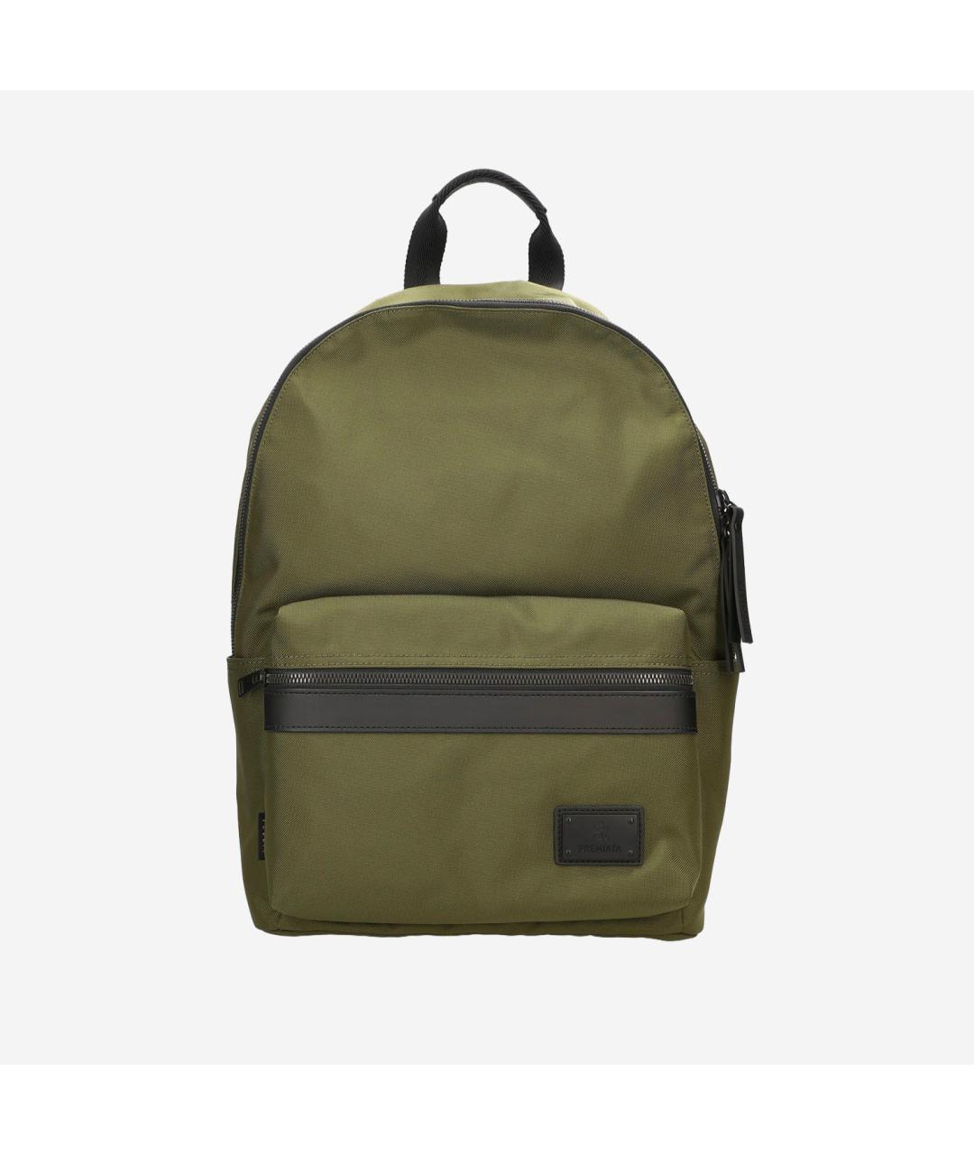 PREMIATA Зеленый синтетический рюкзак, фото 5