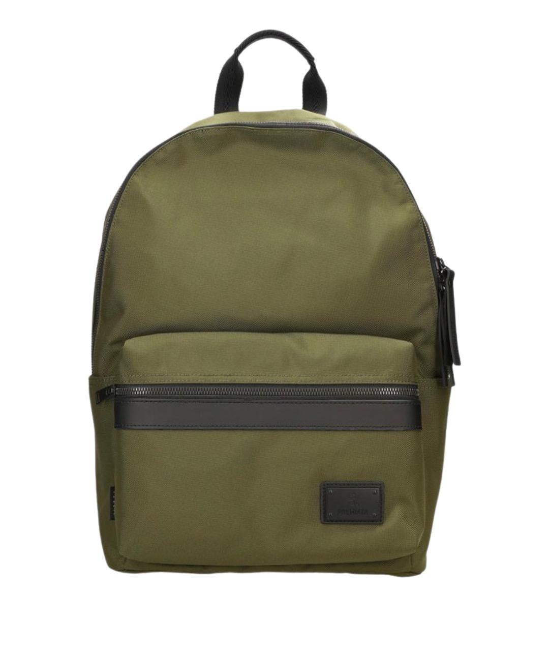 PREMIATA Зеленый синтетический рюкзак, фото 1