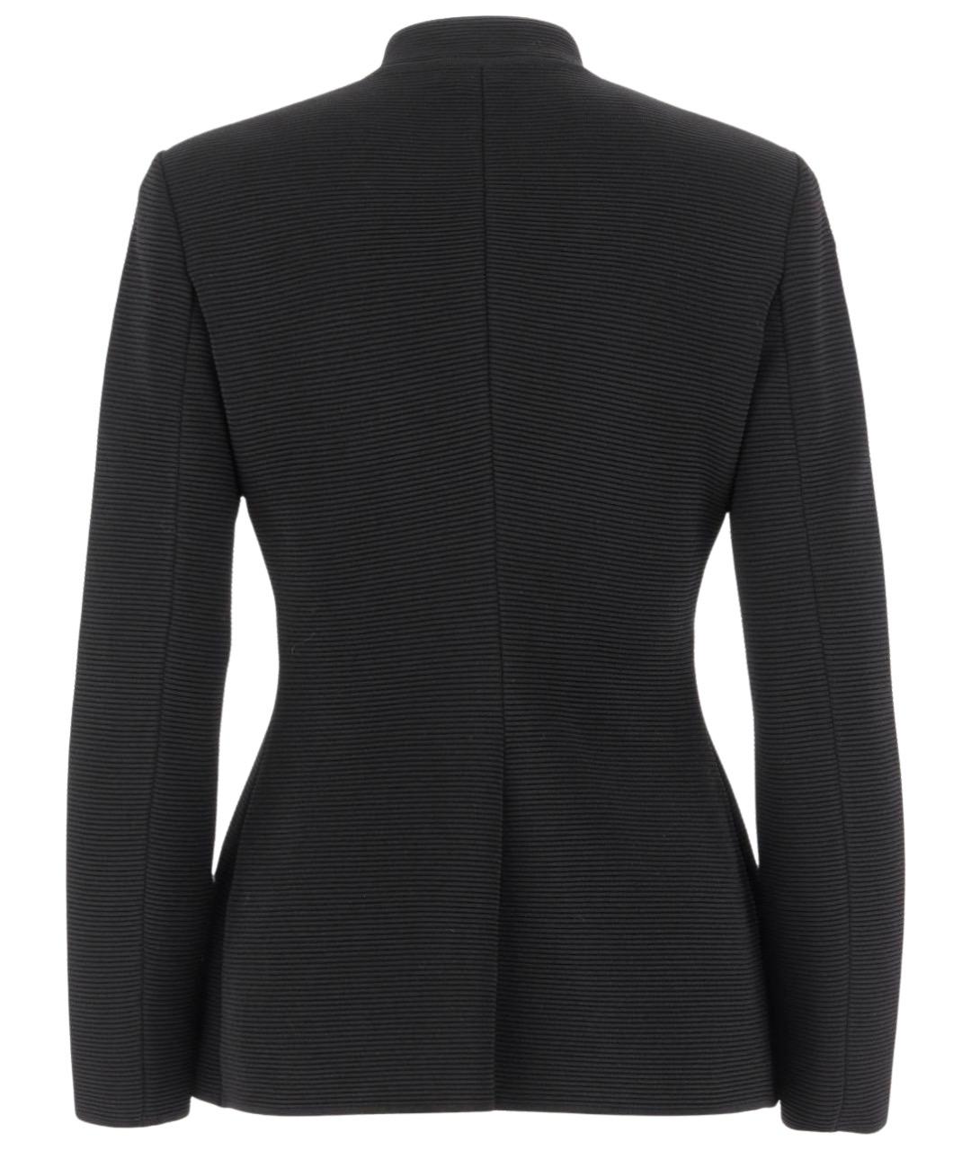 GIORGIO ARMANI Черная вискозная куртка, фото 2