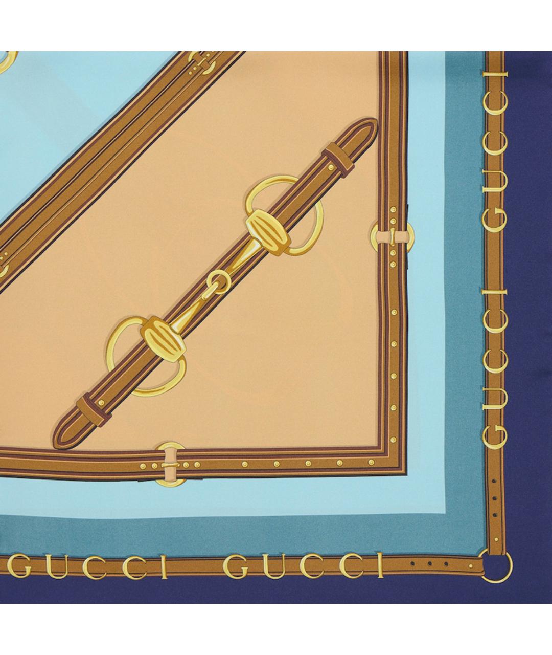 GUCCI Мульти шелковый платок, фото 2