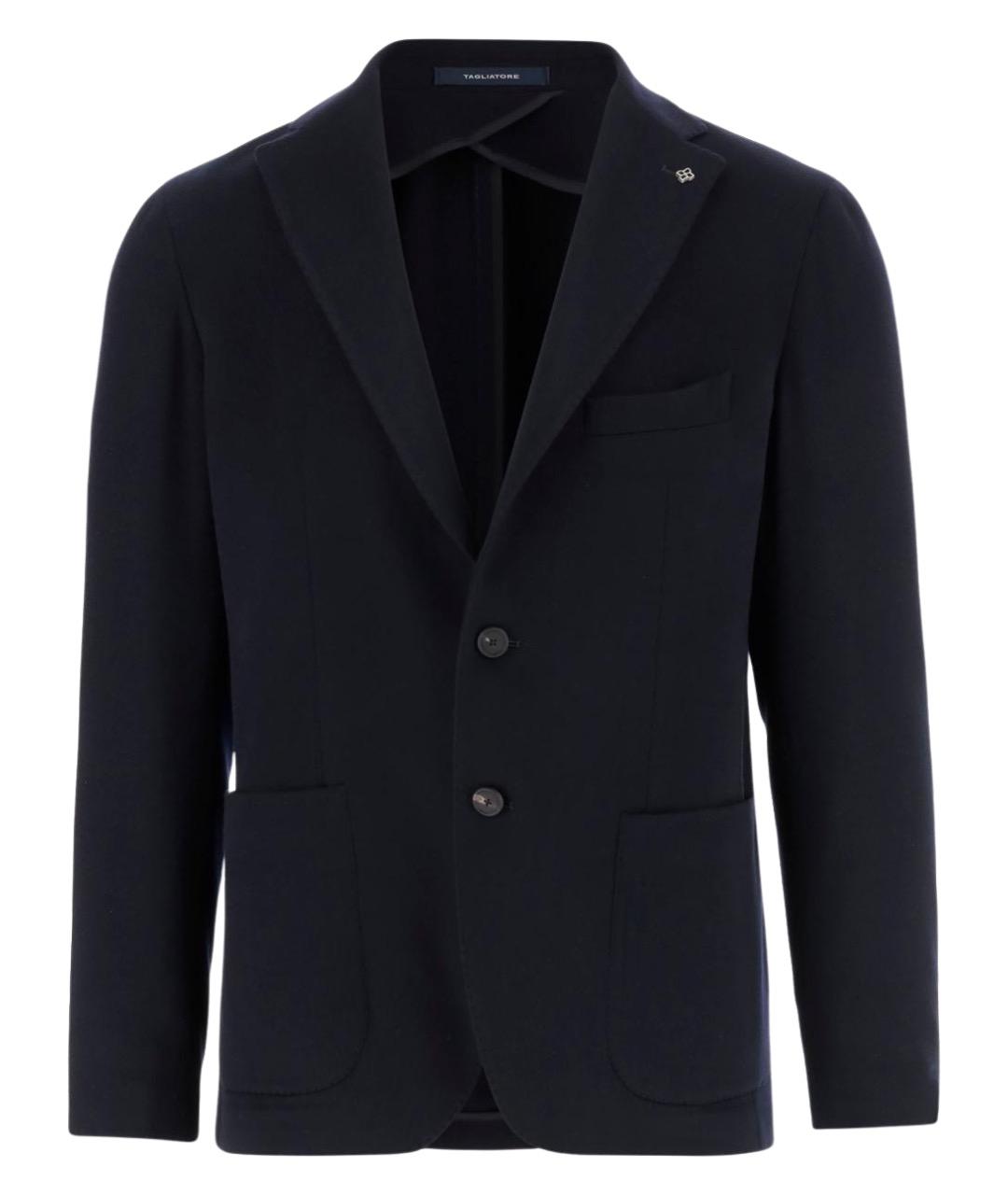 TAGLIATORE Синий кашемировый пиджак, фото 1