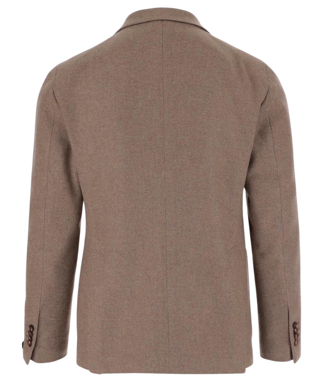 TAGLIATORE Бежевый шерстяной пиджак, фото 2