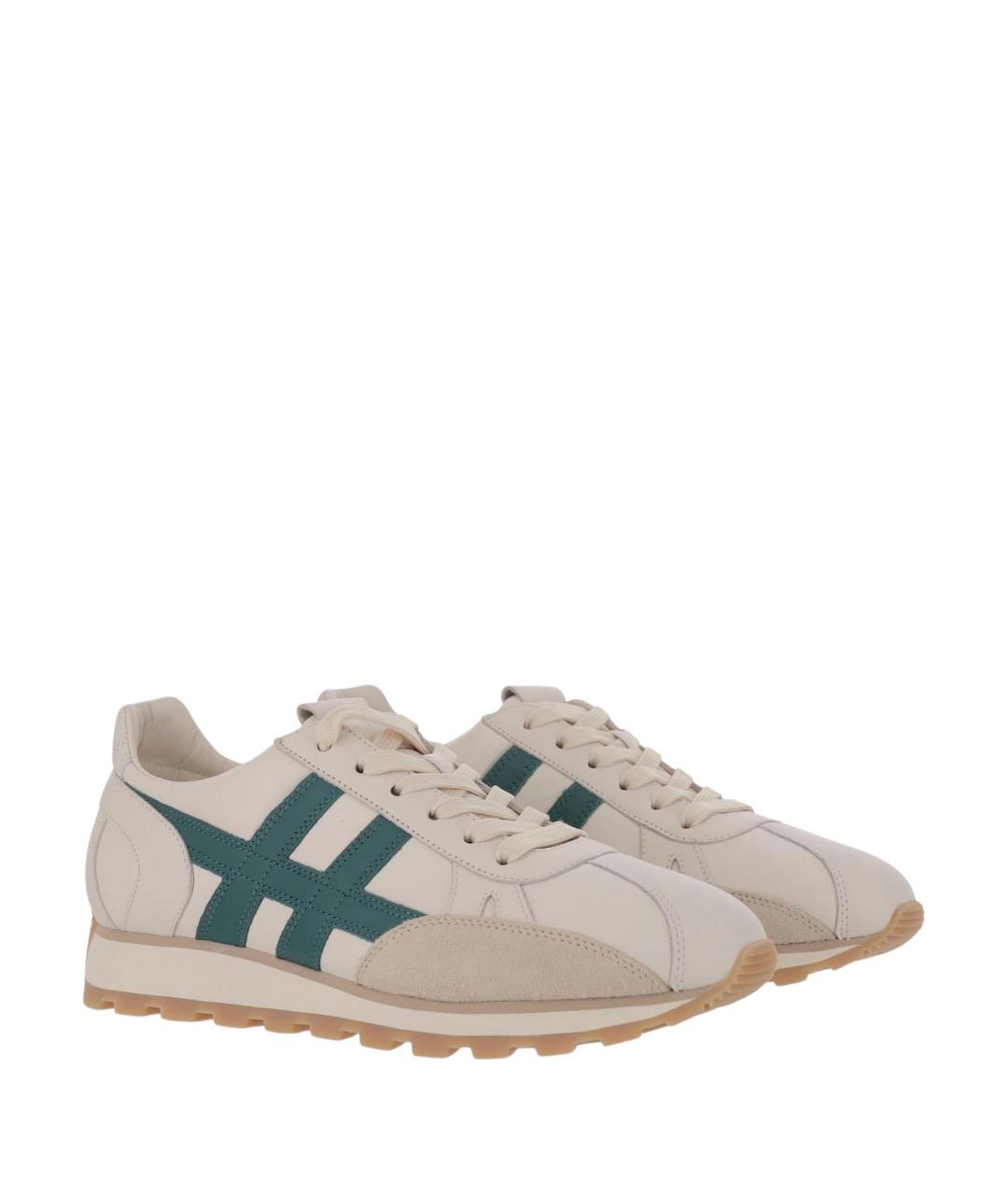 HOGAN Мульти кожаные низкие кроссовки / кеды, фото 3