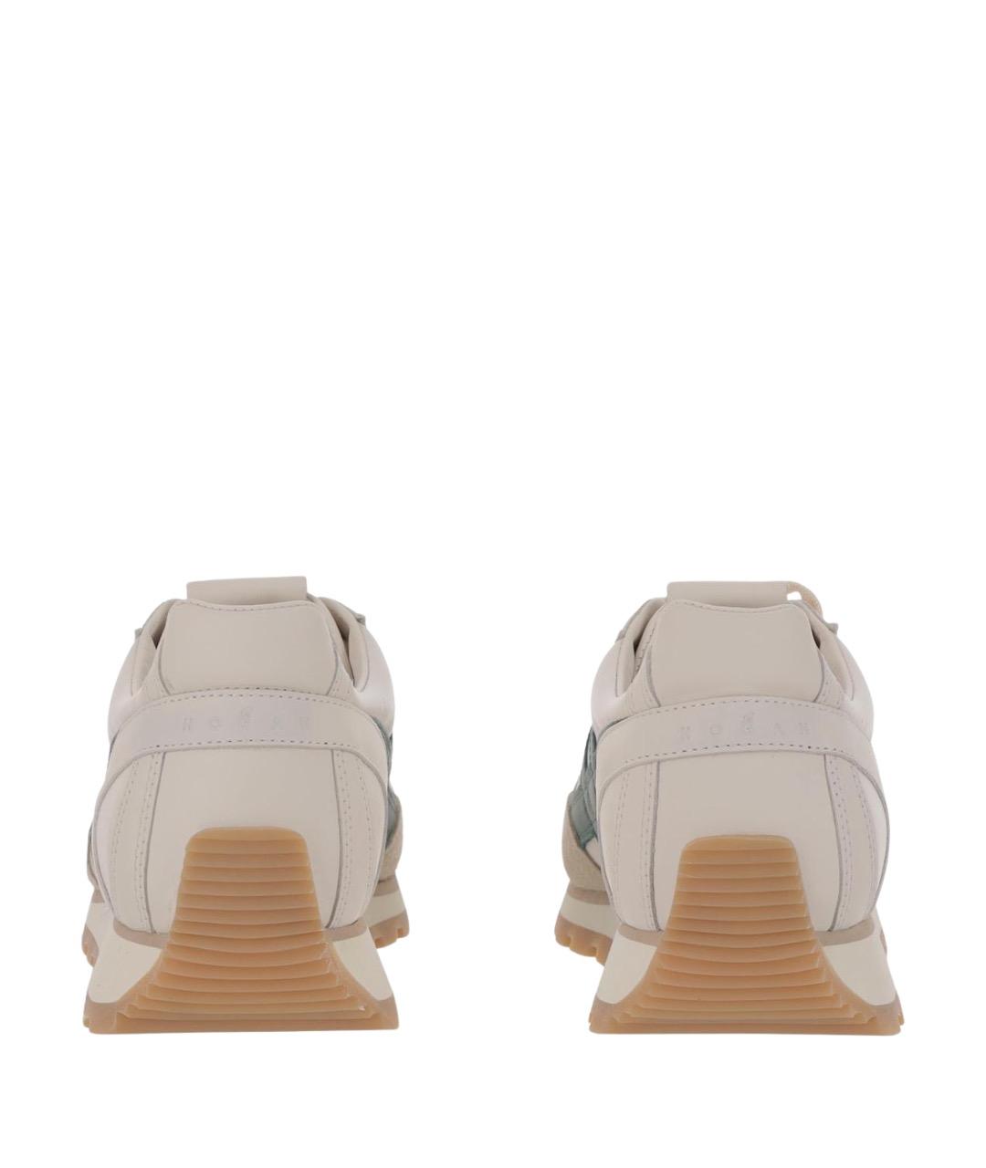 HOGAN Мульти кожаные низкие кроссовки / кеды, фото 4