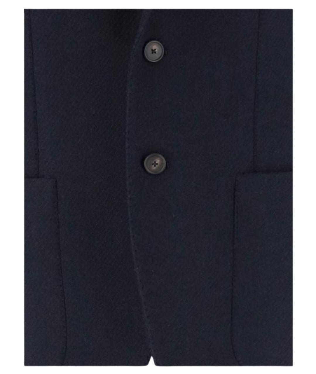 TAGLIATORE Синий шерстяной пиджак, фото 3