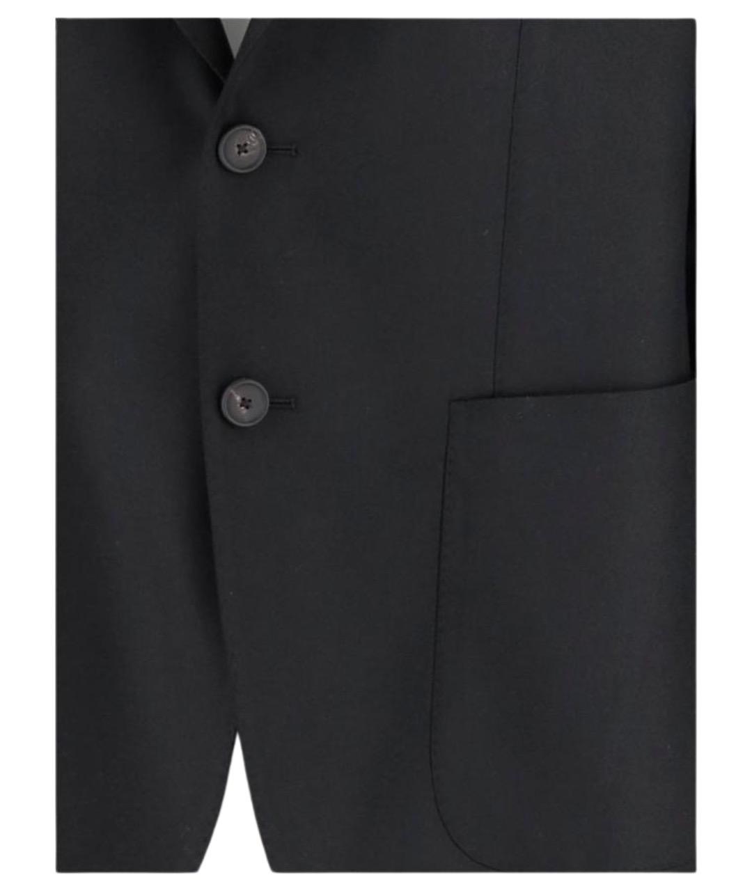 TAGLIATORE Черный шерстяной пиджак, фото 3