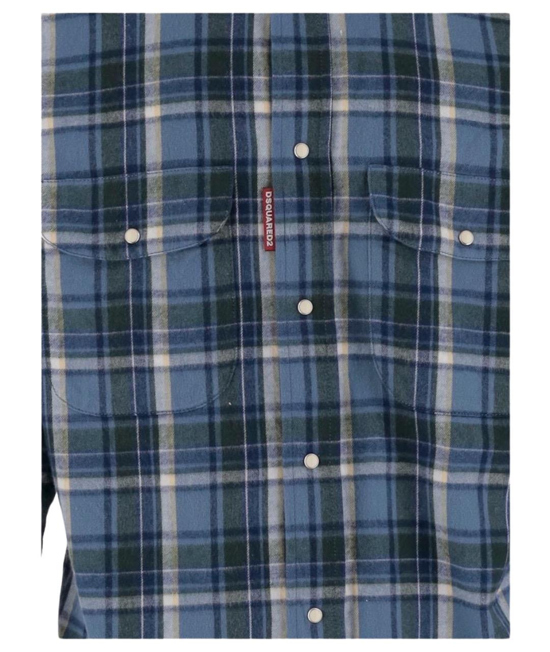 DSQUARED2 Мульти хлопковая кэжуал рубашка, фото 3