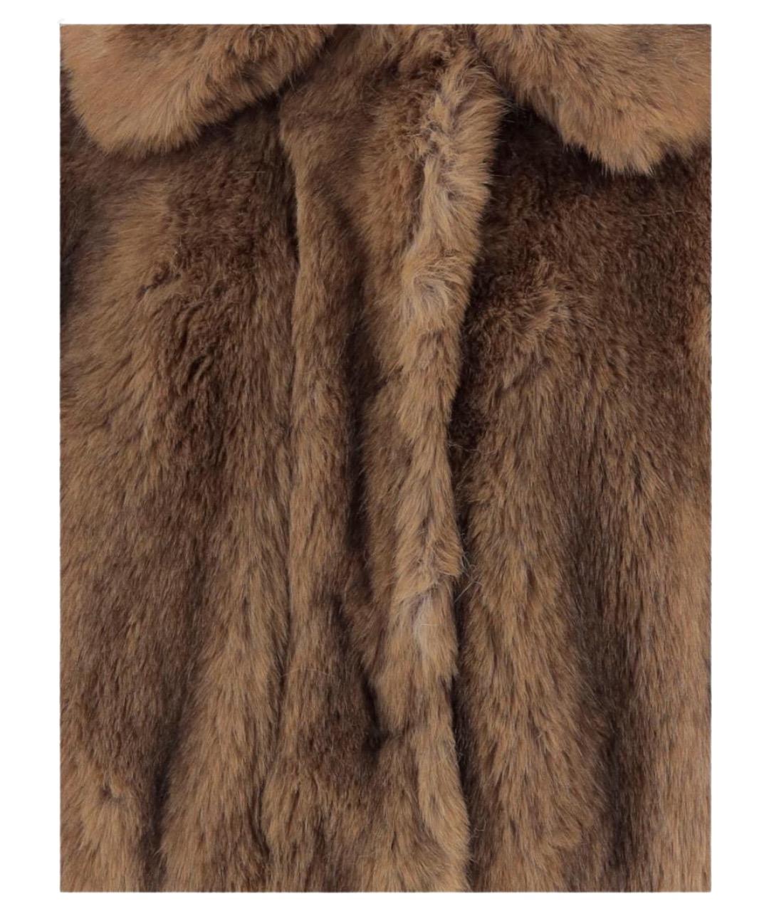 STAND STUDIO Коричневая полиэстеровая куртка, фото 3