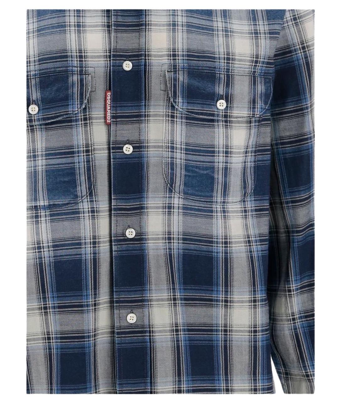 DSQUARED2 Мульти хлопковая кэжуал рубашка, фото 3