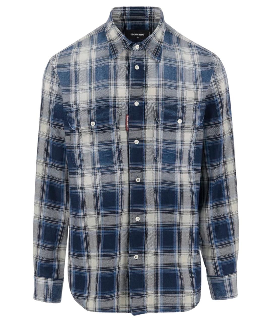 DSQUARED2 Мульти хлопковая кэжуал рубашка, фото 1