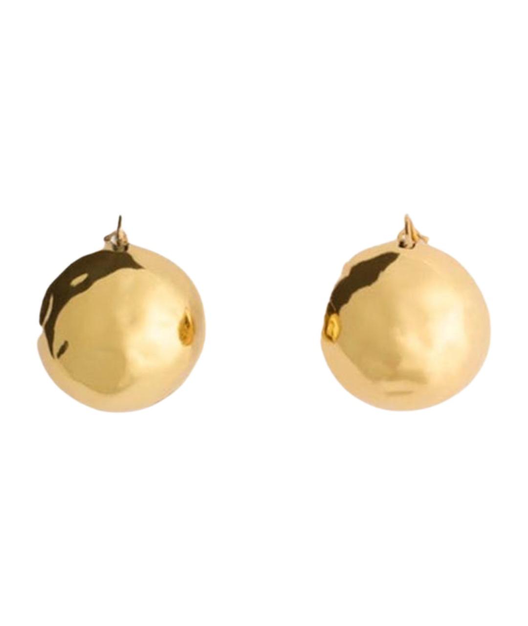 PATOU Золотые металлические серьги, фото 1