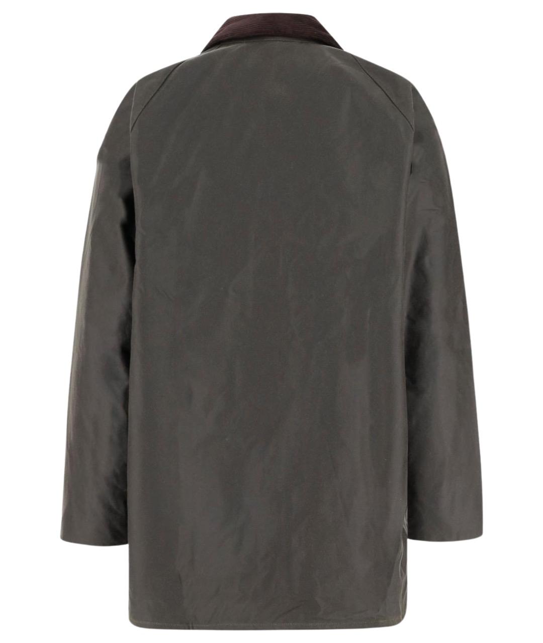 BARBOUR Зеленая хлопковая куртка, фото 2