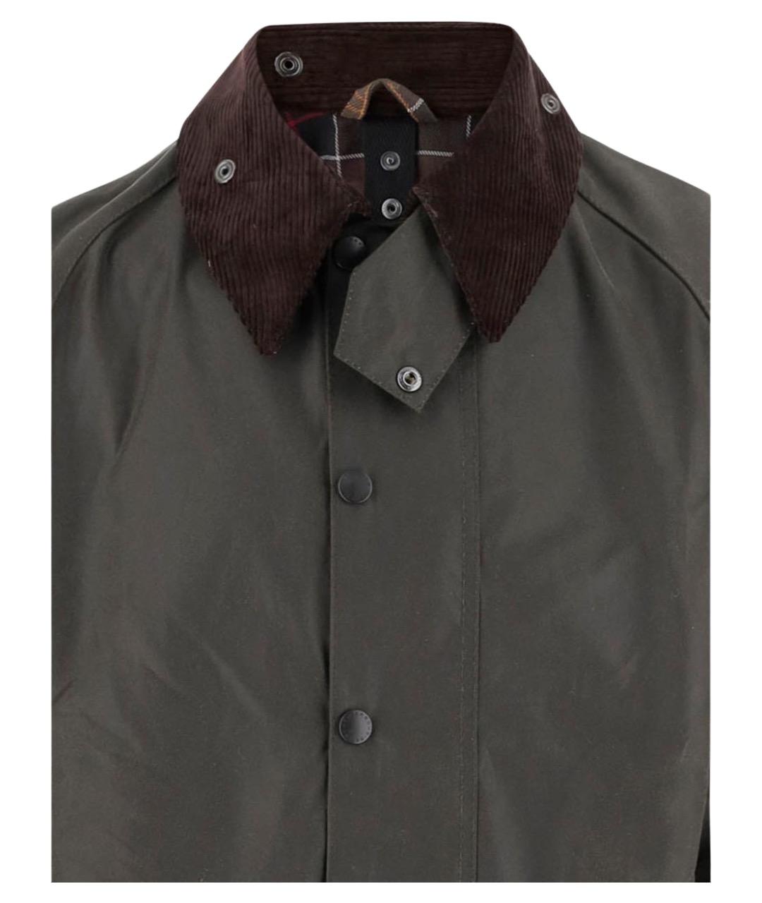 BARBOUR Зеленая хлопковая куртка, фото 3