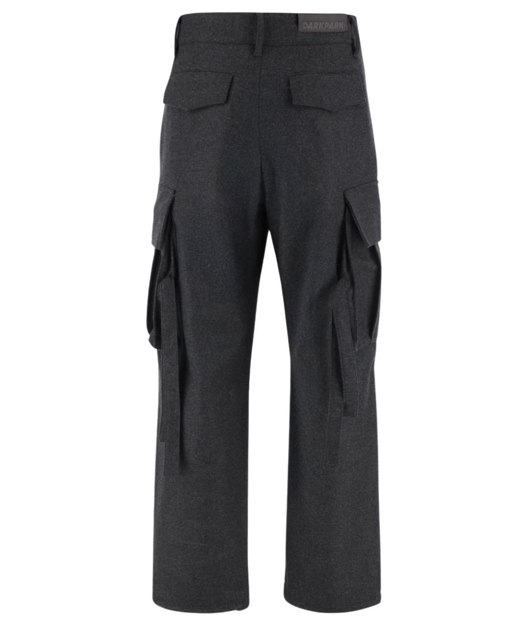 DARKPARK Серые шерстяные повседневные брюки, фото 2