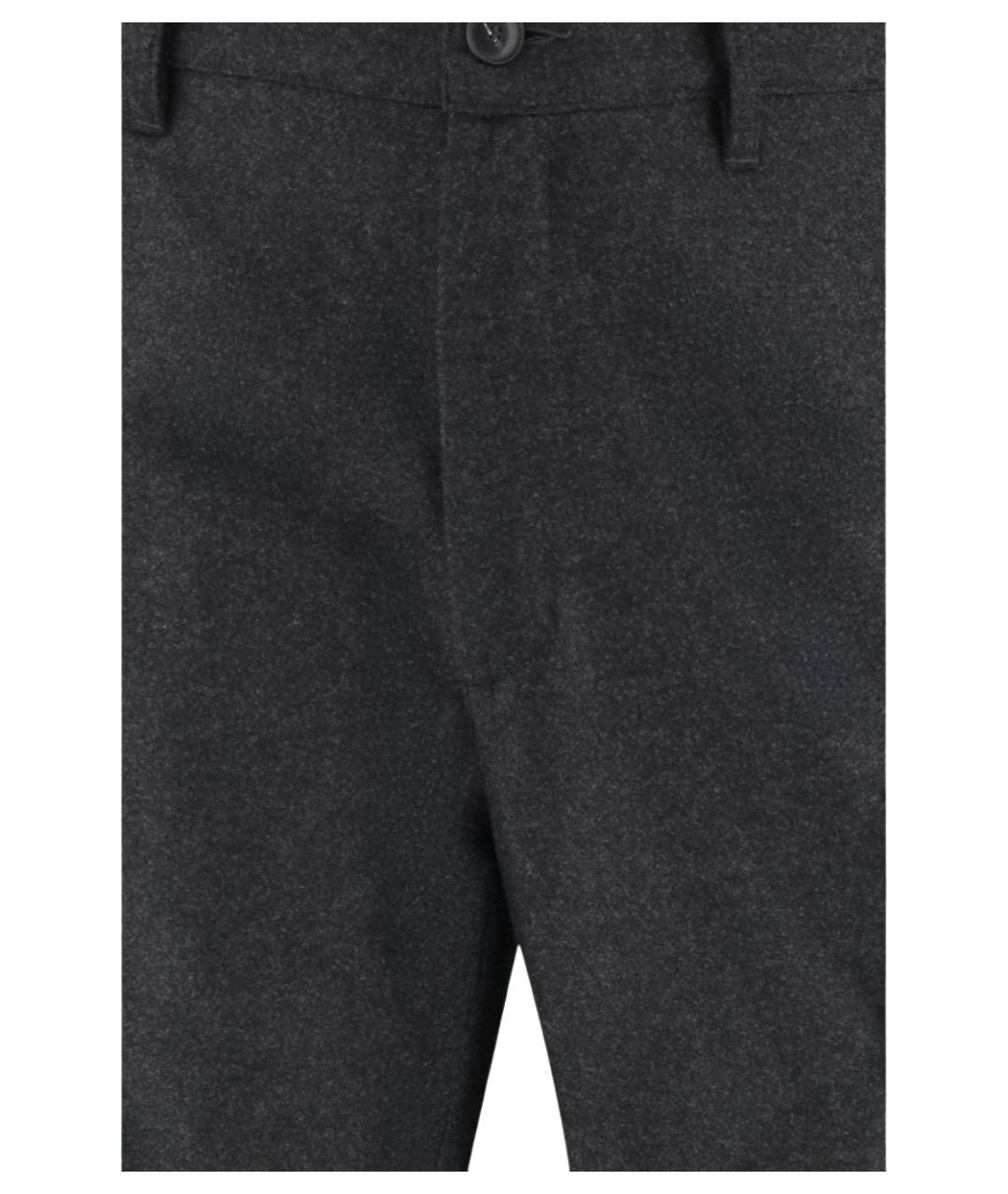 DARKPARK Серые шерстяные повседневные брюки, фото 3