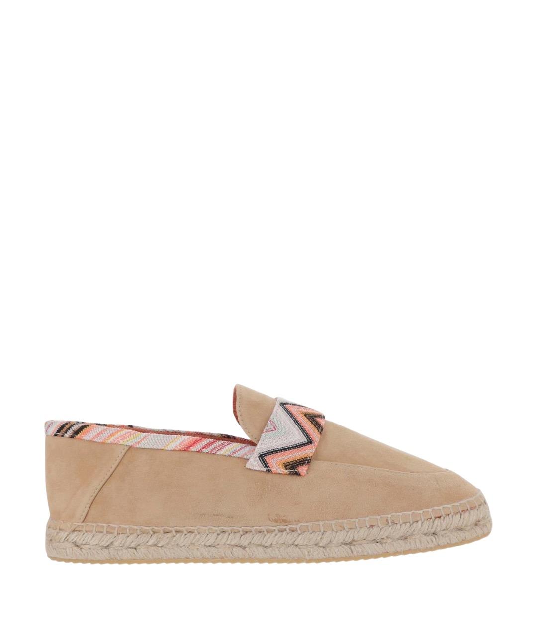 MISSONI Бежевые текстильные эспадрильи, фото 1