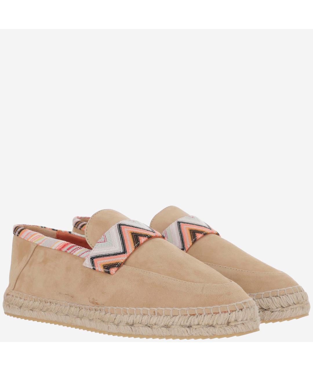 MISSONI Бежевые текстильные эспадрильи, фото 3
