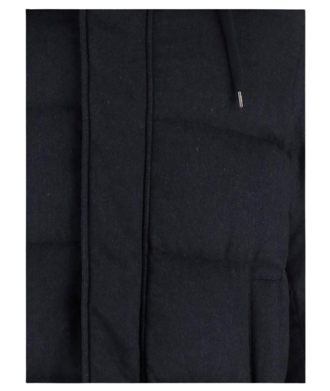 HERNO Черная кашемировая куртка, фото 3