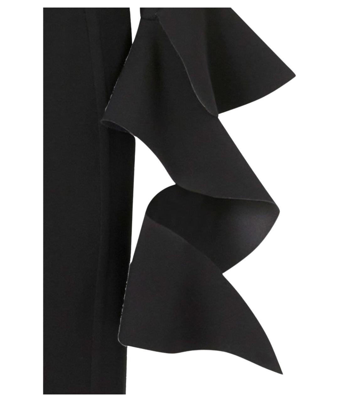PINKO Черное полиэстеровое вечернее платье, фото 3