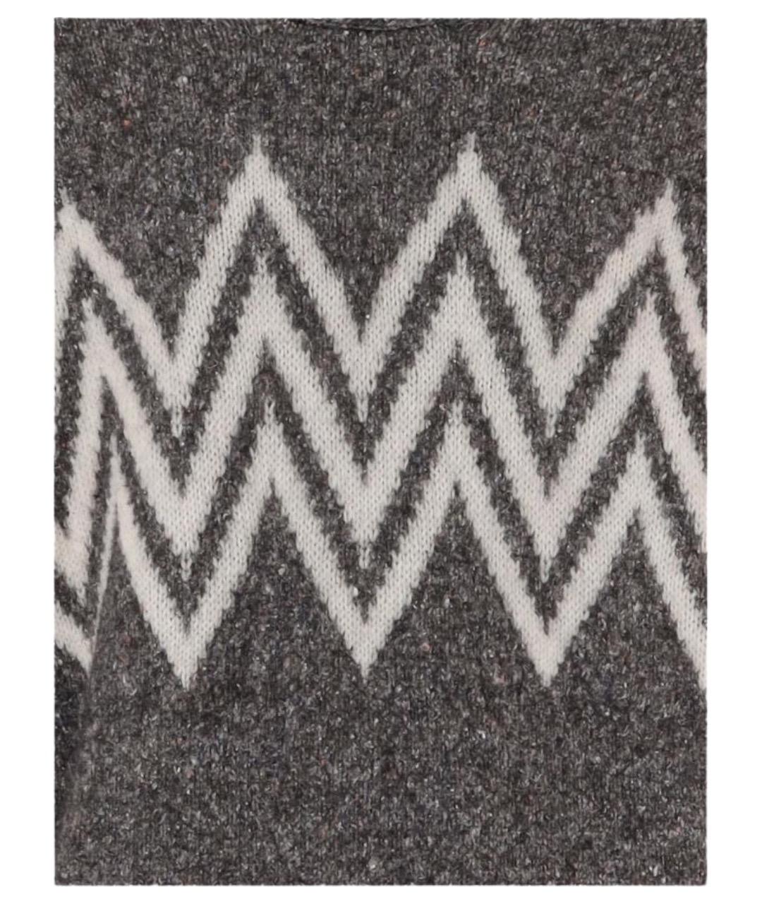 HERNO Серый шерстяной джемпер / свитер, фото 3