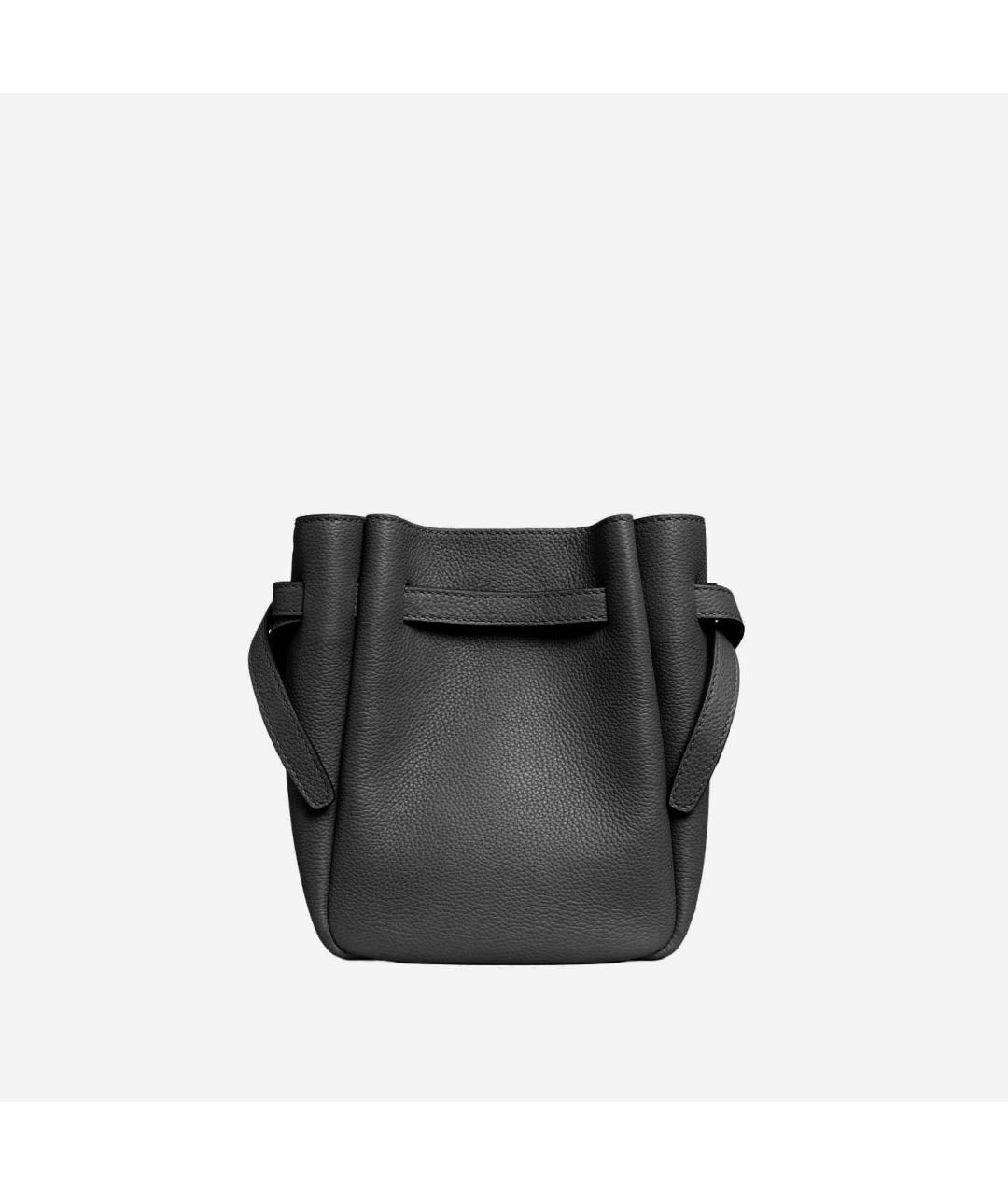 TORY BURCH Черная кожаная сумка через плечо, фото 3