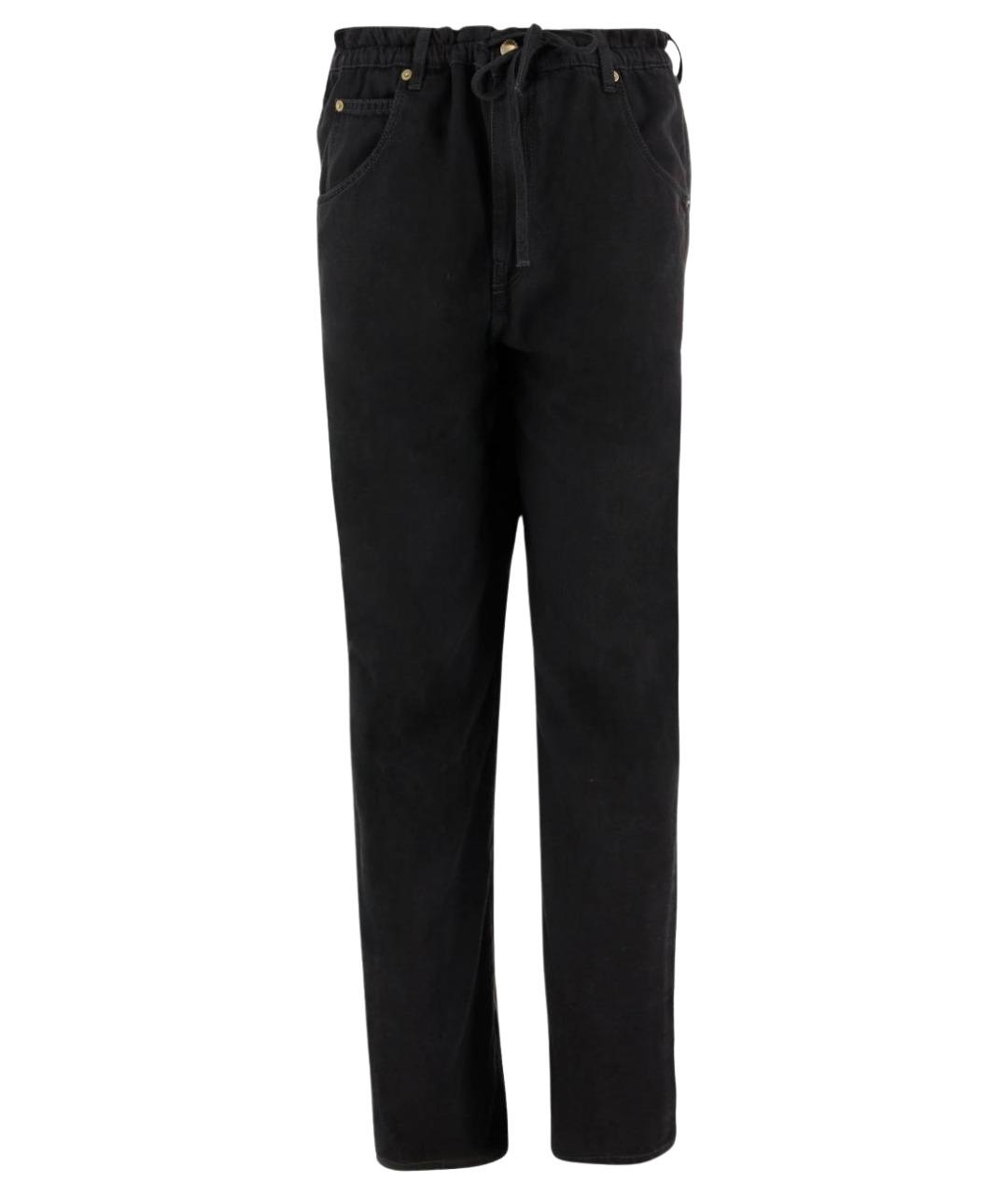 DARKPARK Черные хлопко-лиоцелловые прямые джинсы, фото 1