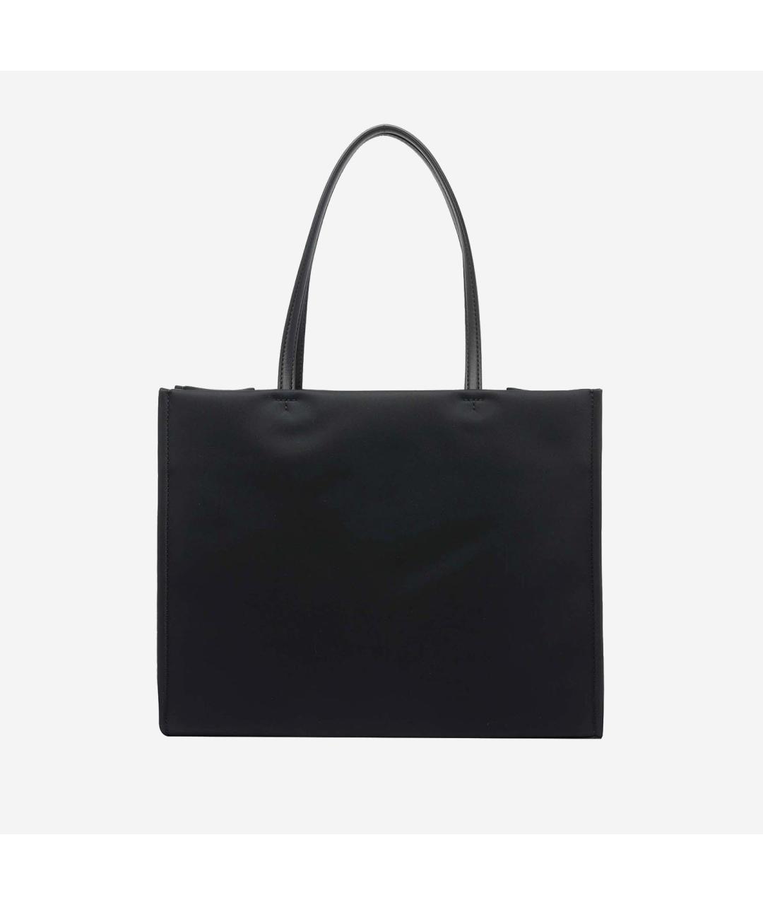 TORY BURCH Черная тканевая сумка тоут, фото 3