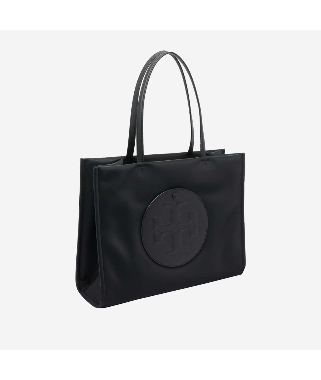 TORY BURCH Черная тканевая сумка тоут, фото 2