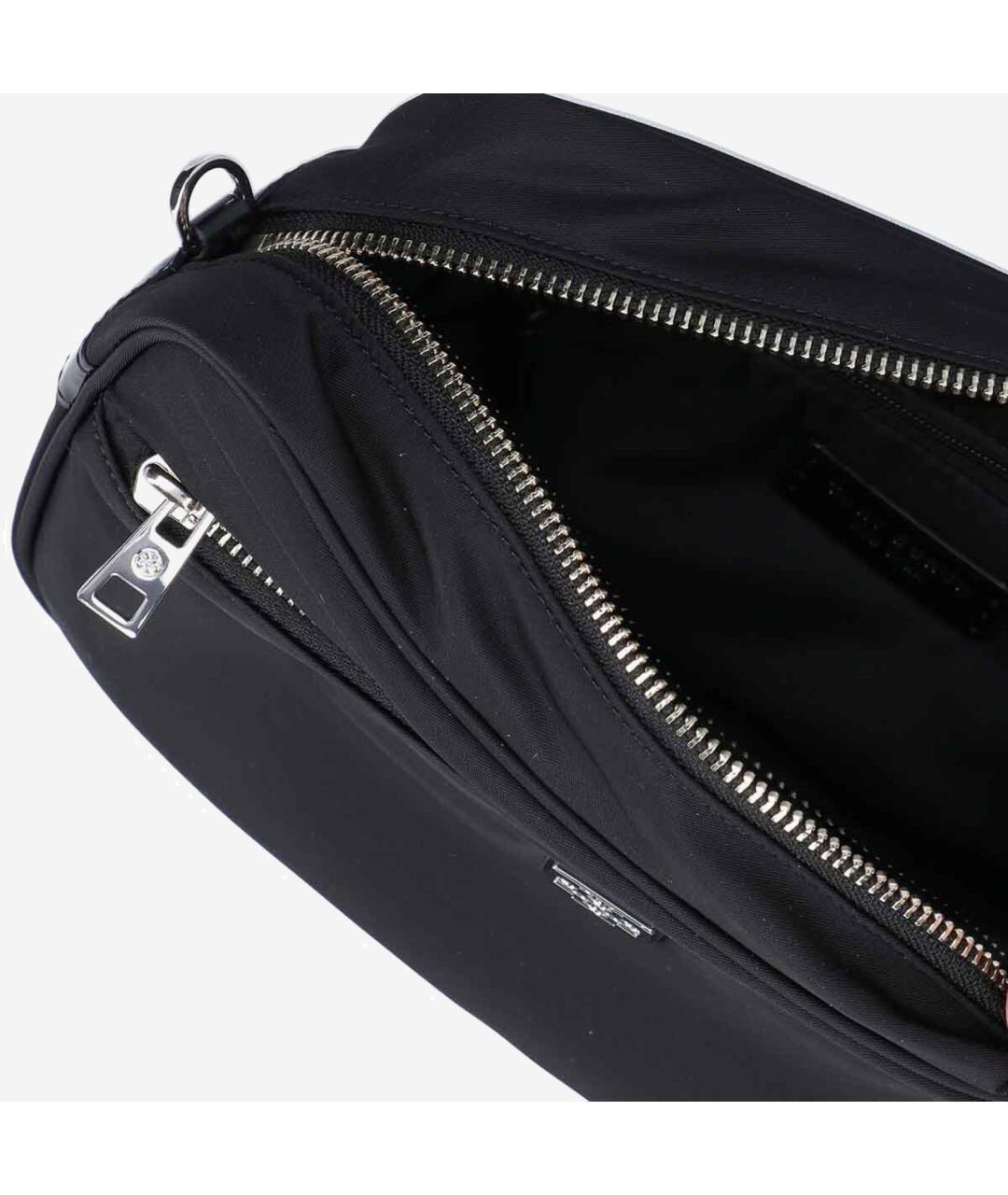 TORY BURCH Черная тканевая сумка через плечо, фото 4