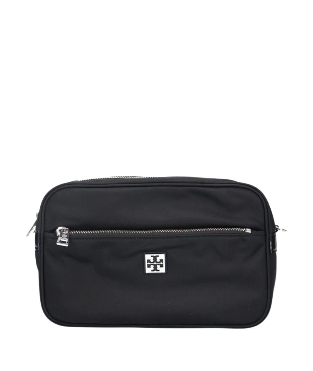 TORY BURCH Черная тканевая сумка через плечо, фото 1