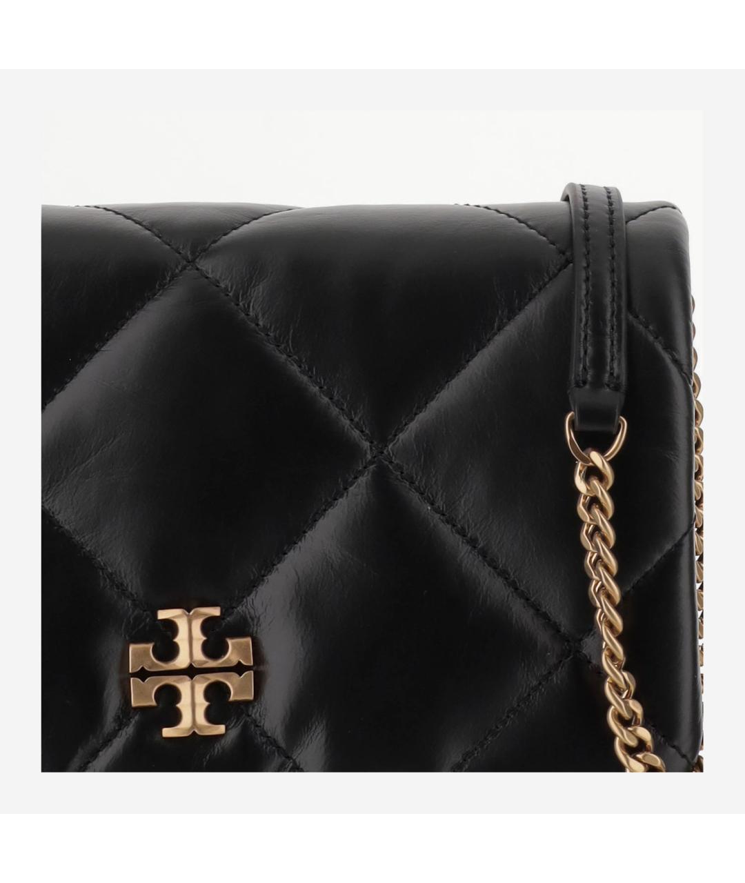 TORY BURCH Черный кожаный кошелек, фото 4