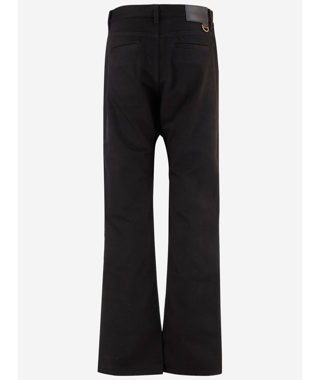 CHLOE Черные хлопковые джинсы клеш, фото 2