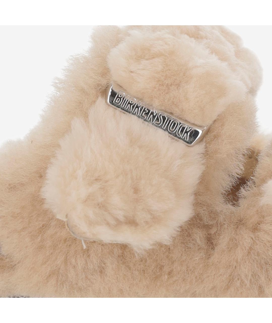 BIRKENSTOCK Бежевые кожаные сандалии, фото 5