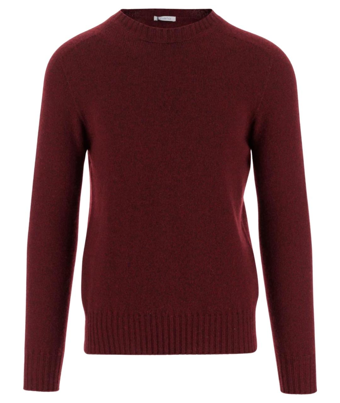 MALO Красный кашемировый джемпер / свитер, фото 1