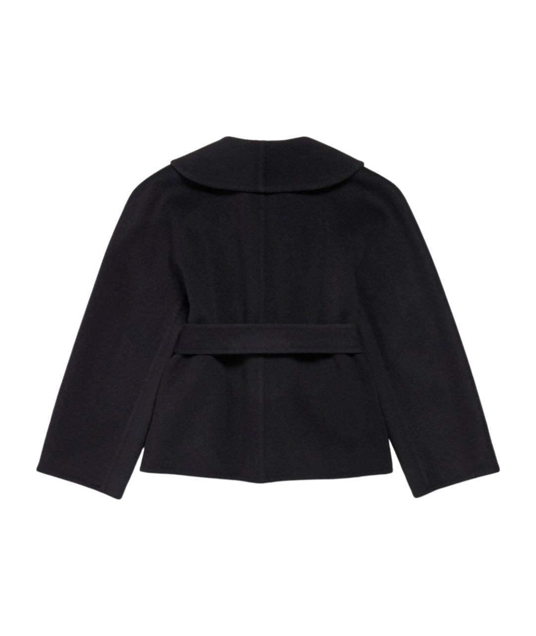 BALENCIAGA Черное шерстяное пальто, фото 2