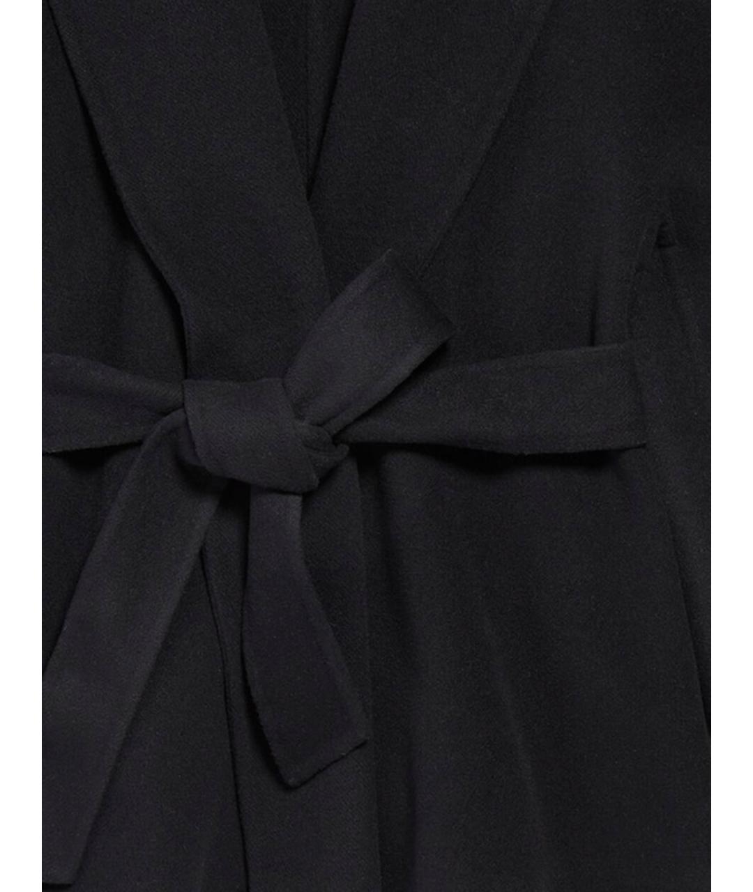 BALENCIAGA Черное шерстяное пальто, фото 3