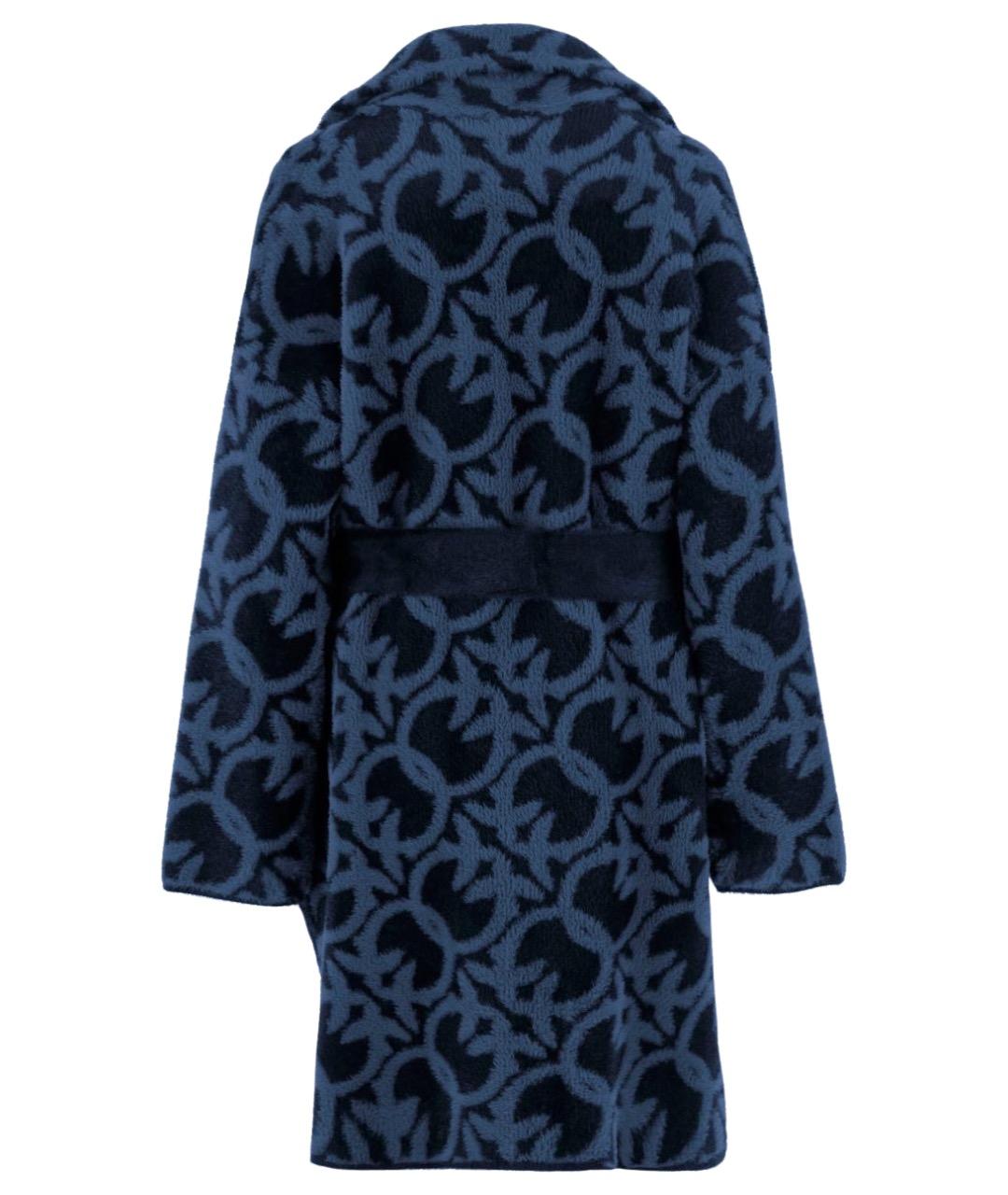 PINKO Синее полиамидовое пальто, фото 2