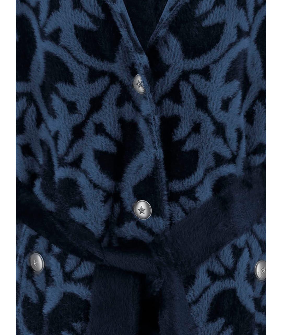 PINKO Синее полиамидовое пальто, фото 3